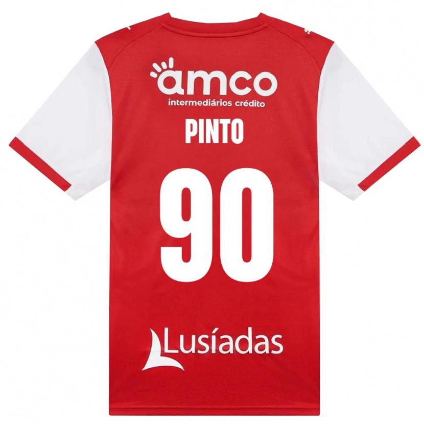 Danxen Kinder Luisinho #90 Weiß Rot Schwarz Heimtrikot Trikot 2026/27 T-Shirt