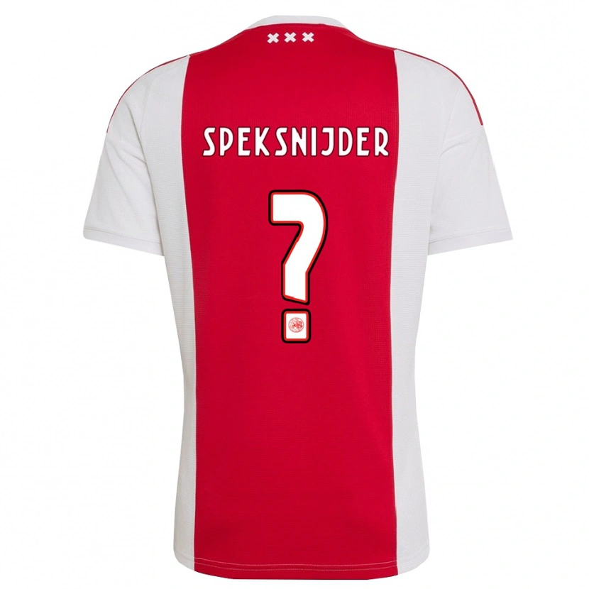 Danxen Kinder Rico Speksnijder #0 Rot Weiß Gelb Heimtrikot Trikot 2026/27 T-Shirt
