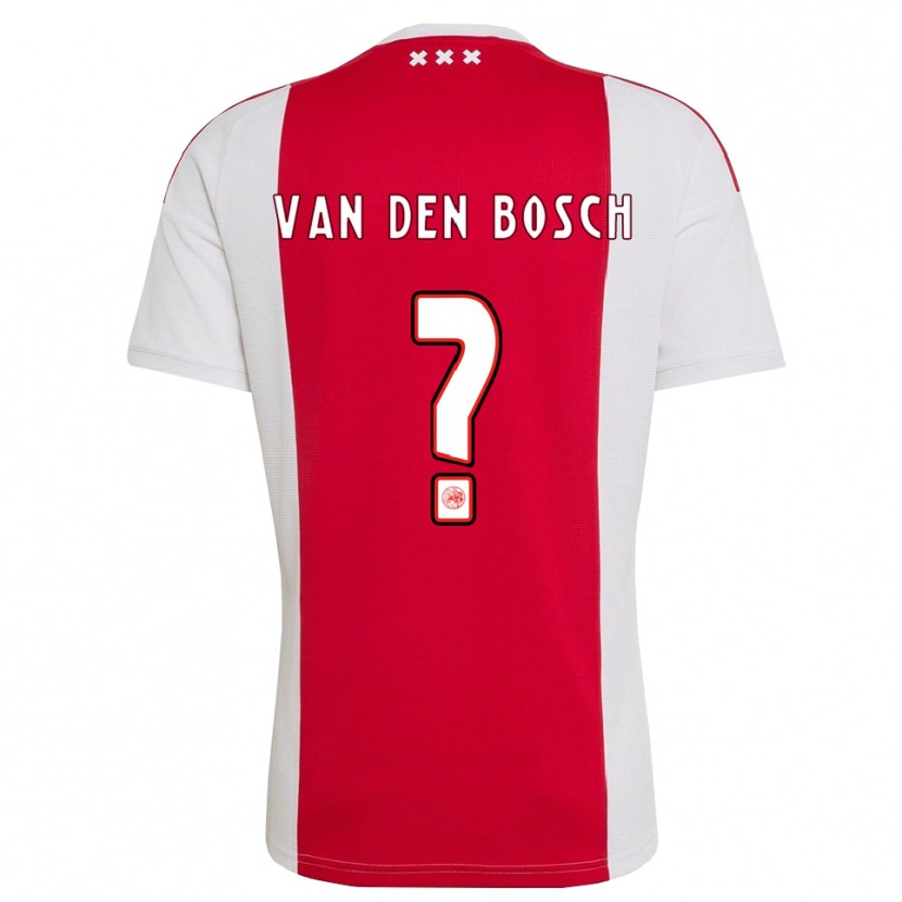 Danxen Kinder Frederico Van Den Bosch #0 Rot Weiß Gelb Heimtrikot Trikot 2026/27 T-Shirt