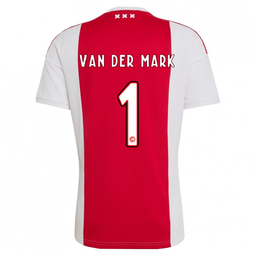 Danxen Kinder Jesper Van Der Mark #1 Rot Weiß Gelb Heimtrikot Trikot 2026/27 T-Shirt