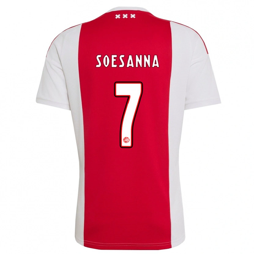 Danxen Kinder Jaden Soesanna #7 Rot Weiß Gelb Heimtrikot Trikot 2026/27 T-Shirt