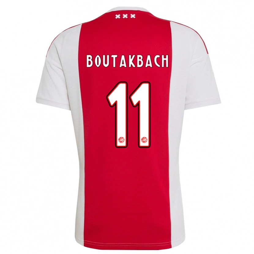 Danxen Kinder Massin Boutakbach #11 Rot Weiß Gelb Heimtrikot Trikot 2026/27 T-Shirt