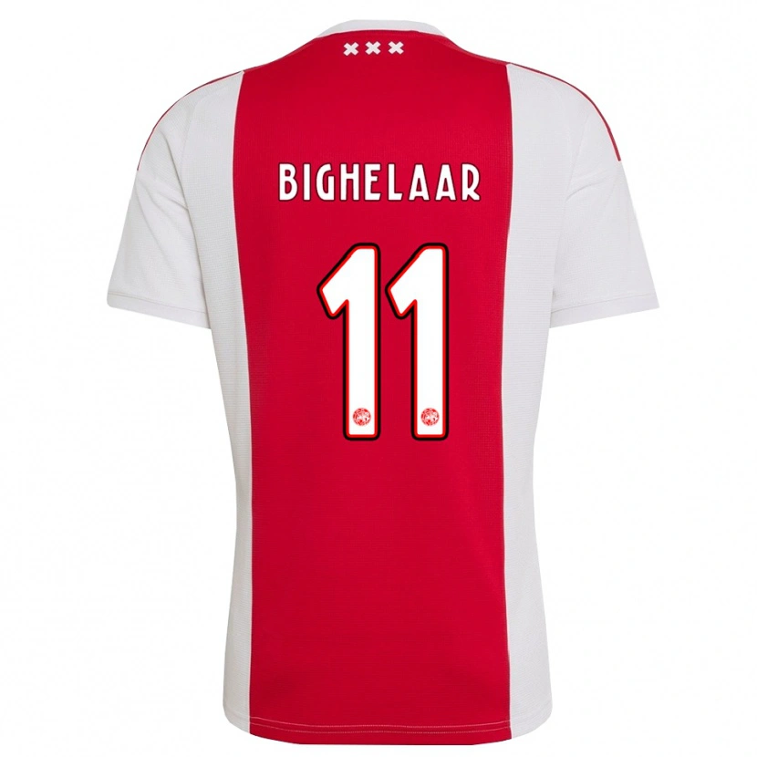 Danxen Kinder Marjolijn Van Den Bighelaar #11 Rot Weiß Gelb Heimtrikot Trikot 2026/27 T-Shirt