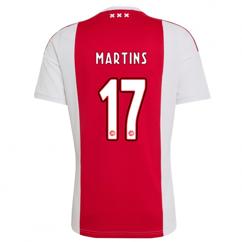 Danxen Kinder Lilinho Martins #17 Rot Weiß Gelb Heimtrikot Trikot 2026/27 T-Shirt