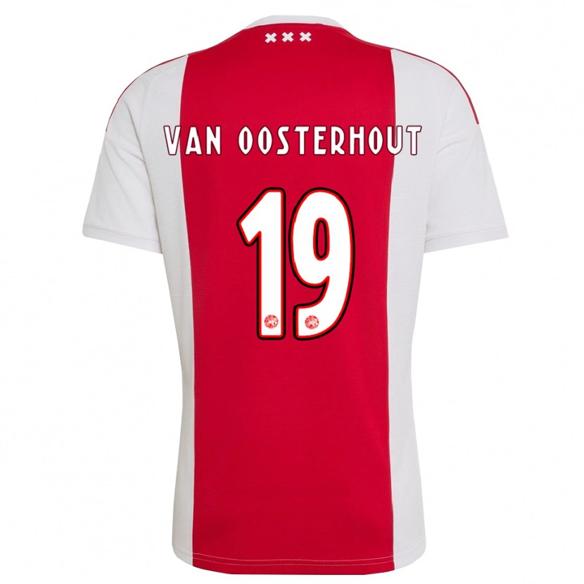 Danxen Kinder Charly Van Oosterhout #19 Rot Weiß Gelb Heimtrikot Trikot 2026/27 T-Shirt