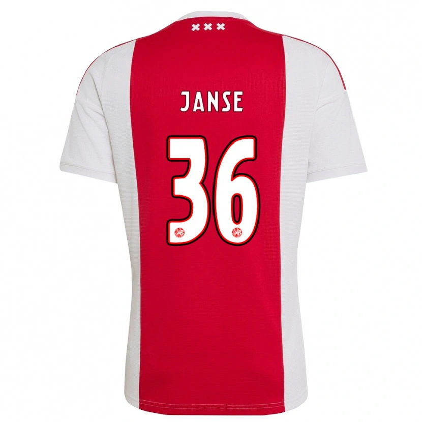 Danxen Kinder Dies Janse #36 Rot Weiß Gelb Heimtrikot Trikot 2026/27 T-Shirt