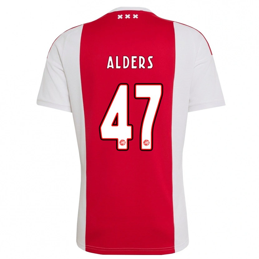 Danxen Kinder Gerald Alders #47 Rot Weiß Gelb Heimtrikot Trikot 2026/27 T-Shirt