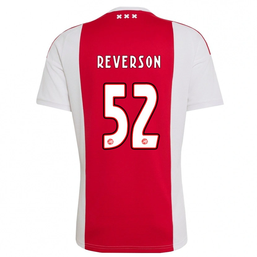 Danxen Kinder Paul Reverson #52 Rot Weiß Gelb Heimtrikot Trikot 2026/27 T-Shirt