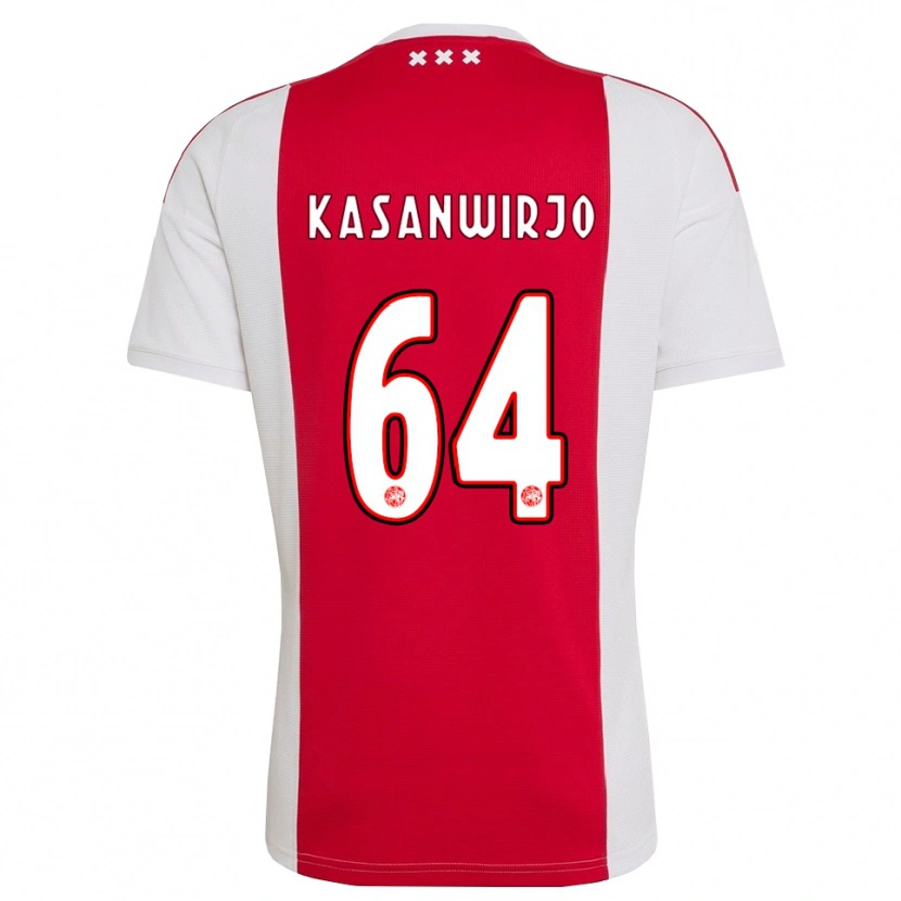 Danxen Kinder Kennynho Kasanwirjo #64 Rot Weiß Gelb Heimtrikot Trikot 2026/27 T-Shirt