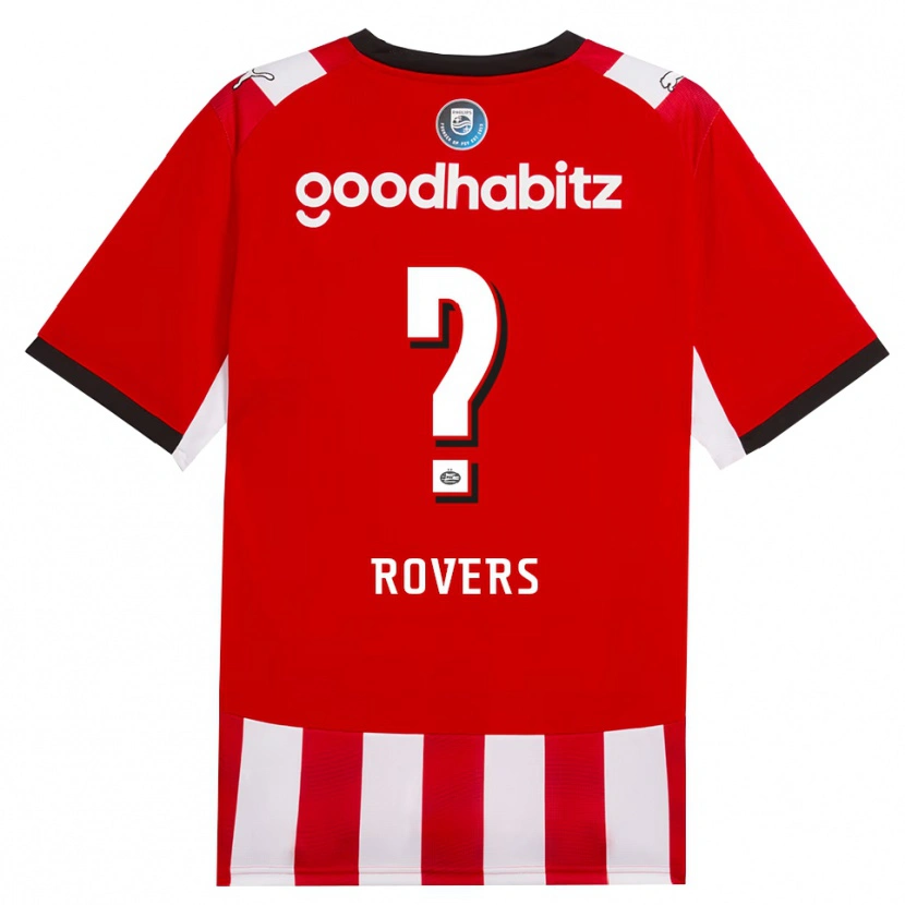 Danxen Kinder Bram Rovers #0 Rot Weiß Schwarz Heimtrikot Trikot 2026/27 T-Shirt