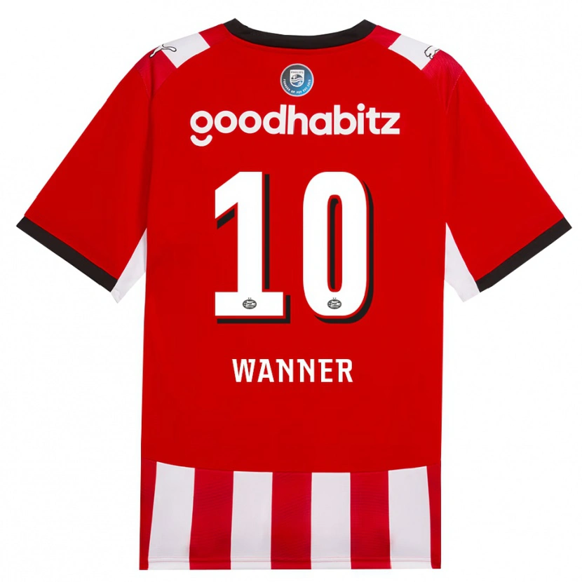 Danxen Kinder Paul Wanner #10 Rot Weiß Schwarz Heimtrikot Trikot 2026/27 T-Shirt