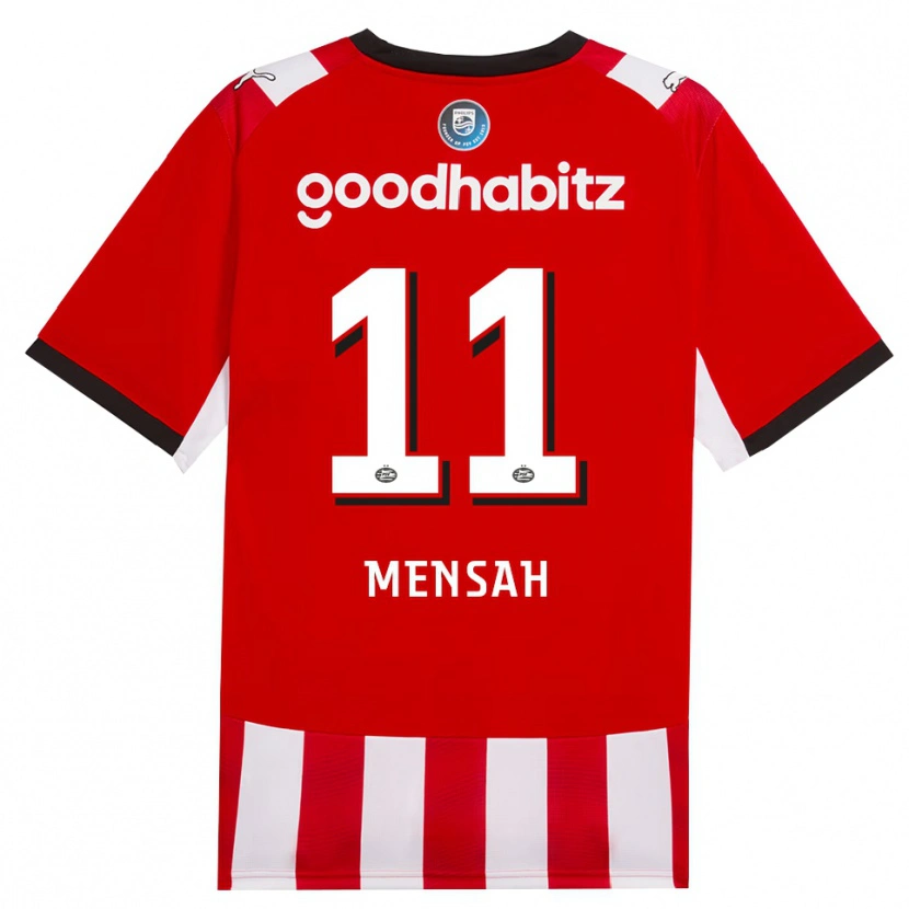 Danxen Kinder Keziah Oteng-Mensah #11 Rot Weiß Schwarz Heimtrikot Trikot 2026/27 T-Shirt