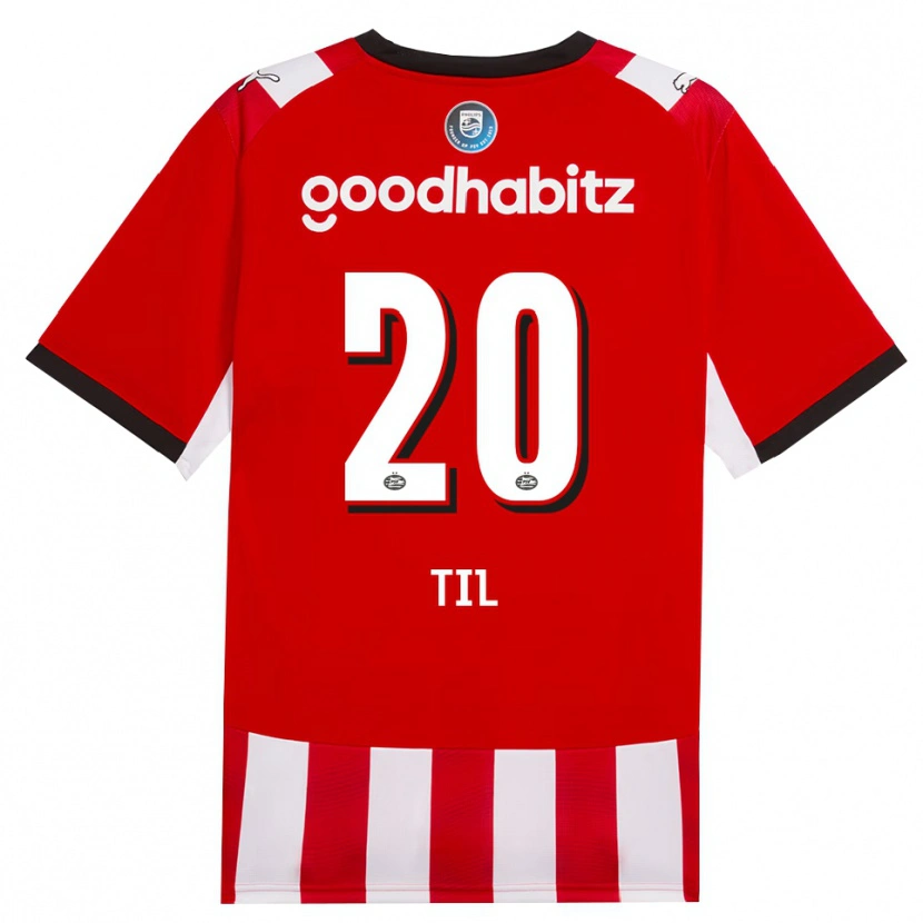 Danxen Kinder Guus Til #20 Rot Weiß Schwarz Heimtrikot Trikot 2026/27 T-Shirt