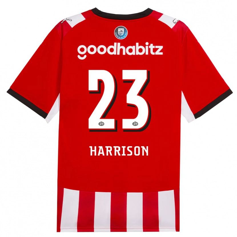 Danxen Kinder Amy Harrison #23 Rot Weiß Schwarz Heimtrikot Trikot 2026/27 T-Shirt