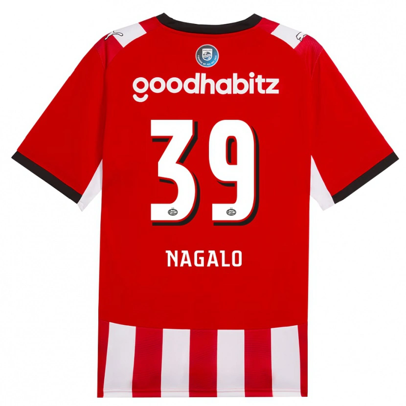 Danxen Kinder Adamo Nagalo #39 Rot Weiß Schwarz Heimtrikot Trikot 2026/27 T-Shirt