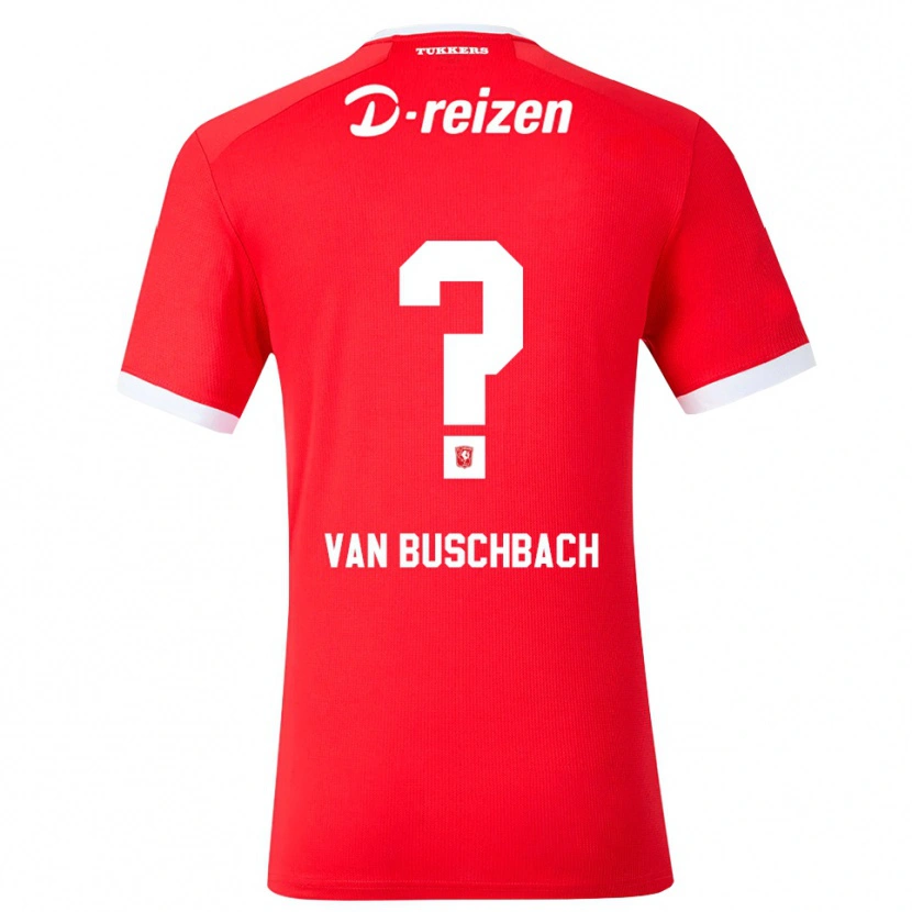 Danxen Kinder Myles Van Buschbach #0 Rot Weiß Heimtrikot Trikot 2026/27 T-Shirt
