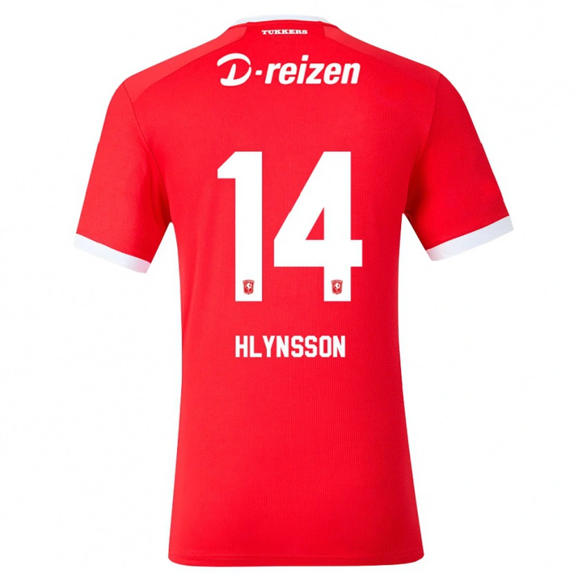 Danxen Kinder Kristian Hlynsson #14 Rot Weiß Heimtrikot Trikot 2026/27 T-Shirt