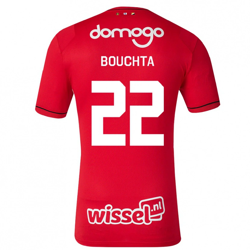 Danxen Kinder Dani Bouchta #22 Rot Weiß Schwarz Heimtrikot Trikot 2026/27 T-Shirt
