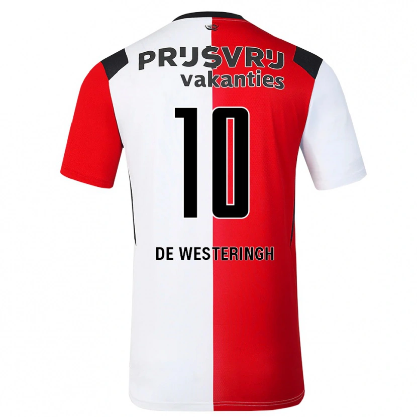 Danxen Kinder Kirsten Van De Westeringh #10 Rot Weiß Schwarz Heimtrikot Trikot 2026/27 T-Shirt