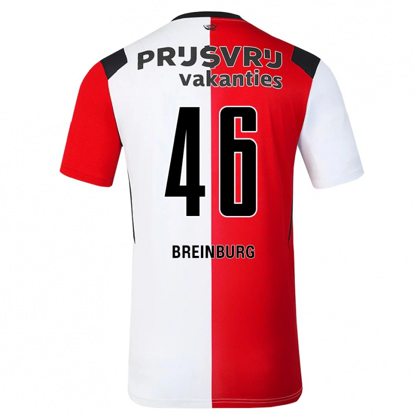 Danxen Kinder Rainey Breinburg #46 Rot Weiß Schwarz Heimtrikot Trikot 2026/27 T-Shirt