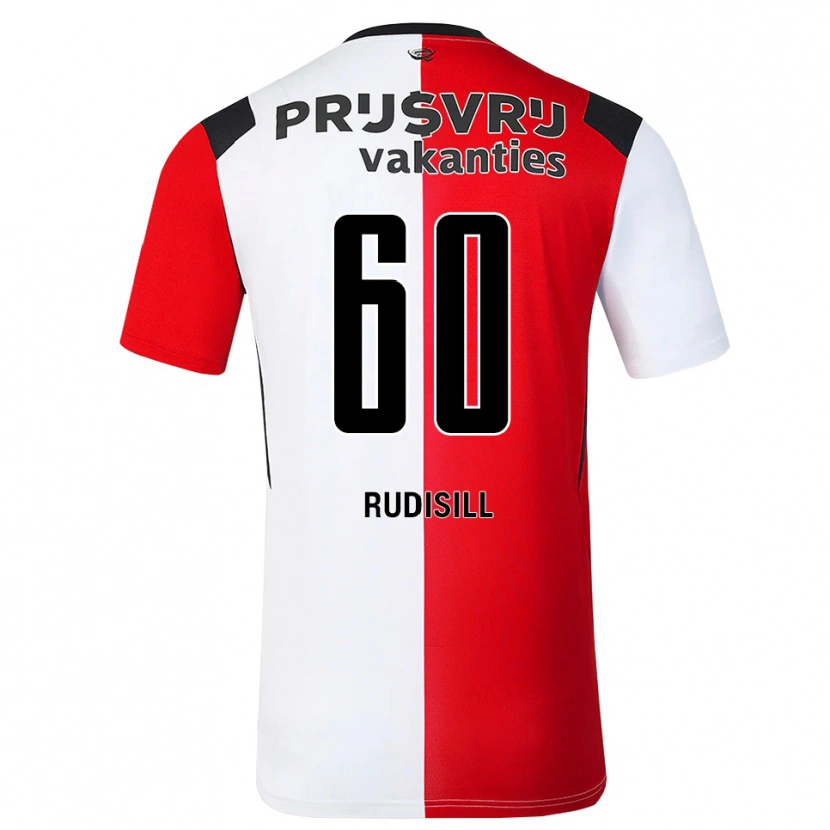 Danxen Kinder Paulo Rudisill #60 Rot Weiß Schwarz Heimtrikot Trikot 2026/27 T-Shirt