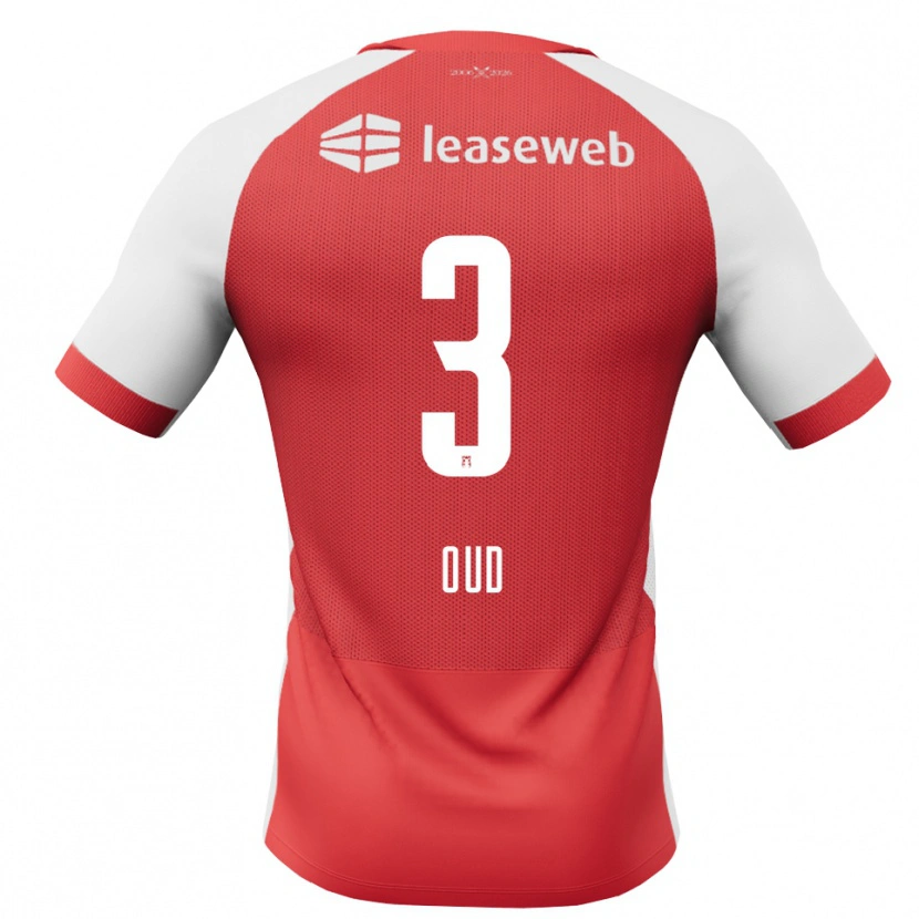 Danxen Kinder Joeri Oud #3 Rot Weiß Schwarz Heimtrikot Trikot 2026/27 T-Shirt