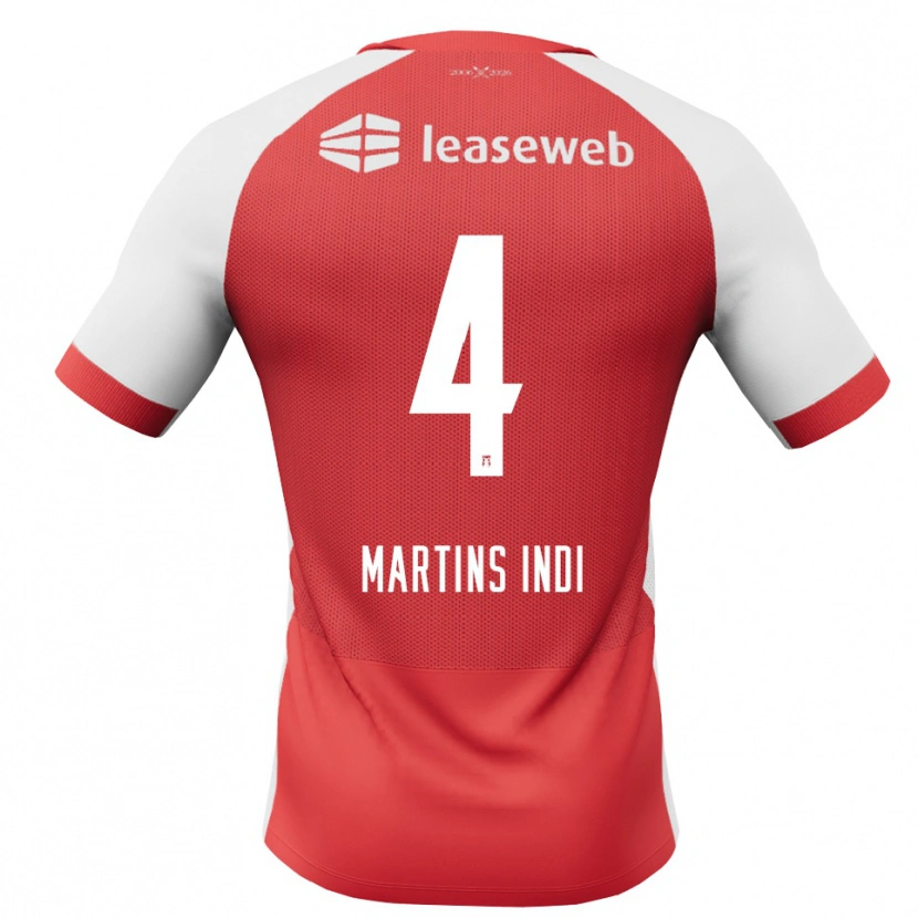 Danxen Kinder Bruno Martins Indi #4 Rot Weiß Schwarz Heimtrikot Trikot 2026/27 T-Shirt