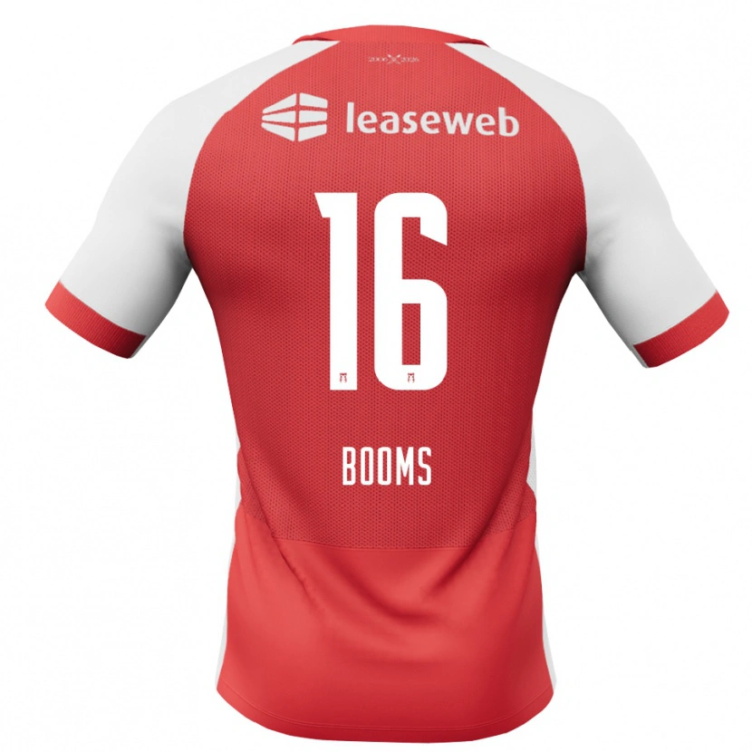Danxen Kinder Trinette Booms #16 Rot Weiß Schwarz Heimtrikot Trikot 2026/27 T-Shirt