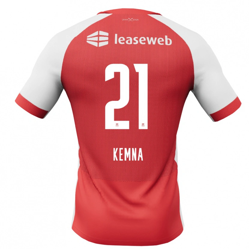 Danxen Kinder Ties Kemna #21 Rot Weiß Schwarz Heimtrikot Trikot 2026/27 T-Shirt