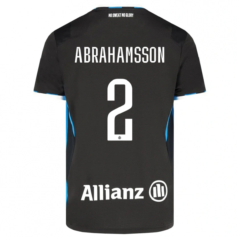 Danxen Kinder Sejde Abrahamsson #2 Schwarz Rot Blau Heimtrikot Trikot 2026/27 T-Shirt