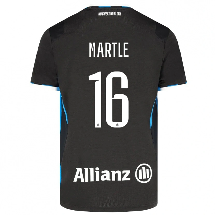 Danxen Kinder Margaux Martlé #16 Schwarz Rot Blau Heimtrikot Trikot 2026/27 T-Shirt