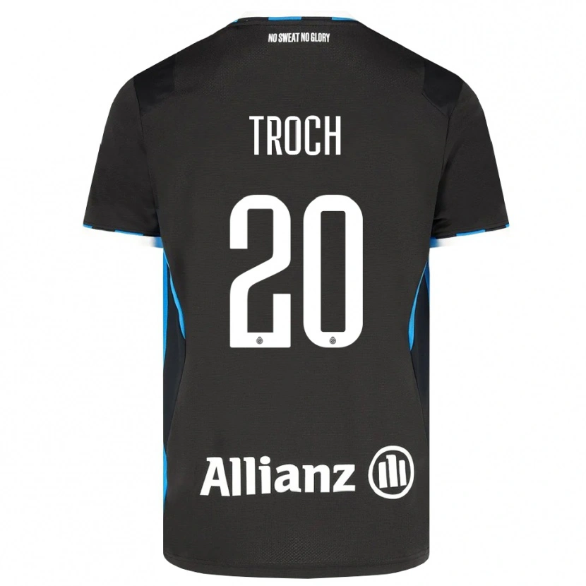 Danxen Kinder Stan Troch #20 Schwarz Rot Blau Heimtrikot Trikot 2026/27 T-Shirt
