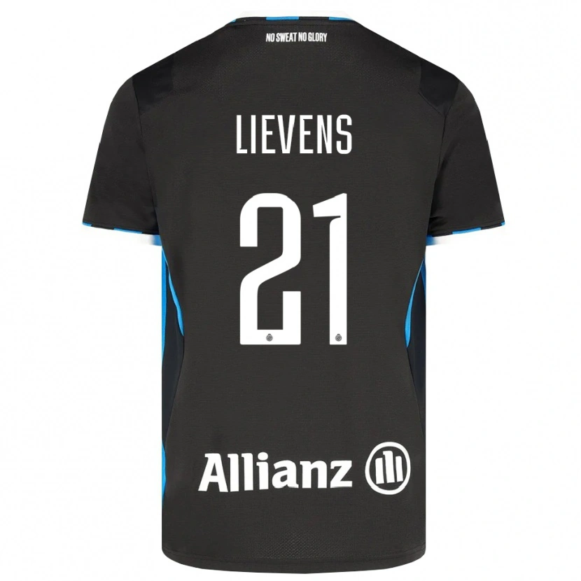 Danxen Kinder Caitlin Lievens #21 Schwarz Rot Blau Heimtrikot Trikot 2026/27 T-Shirt