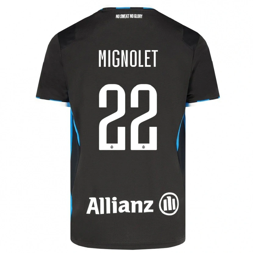 Danxen Kinder Simon Mignolet #22 Schwarz Rot Blau Heimtrikot Trikot 2026/27 T-Shirt