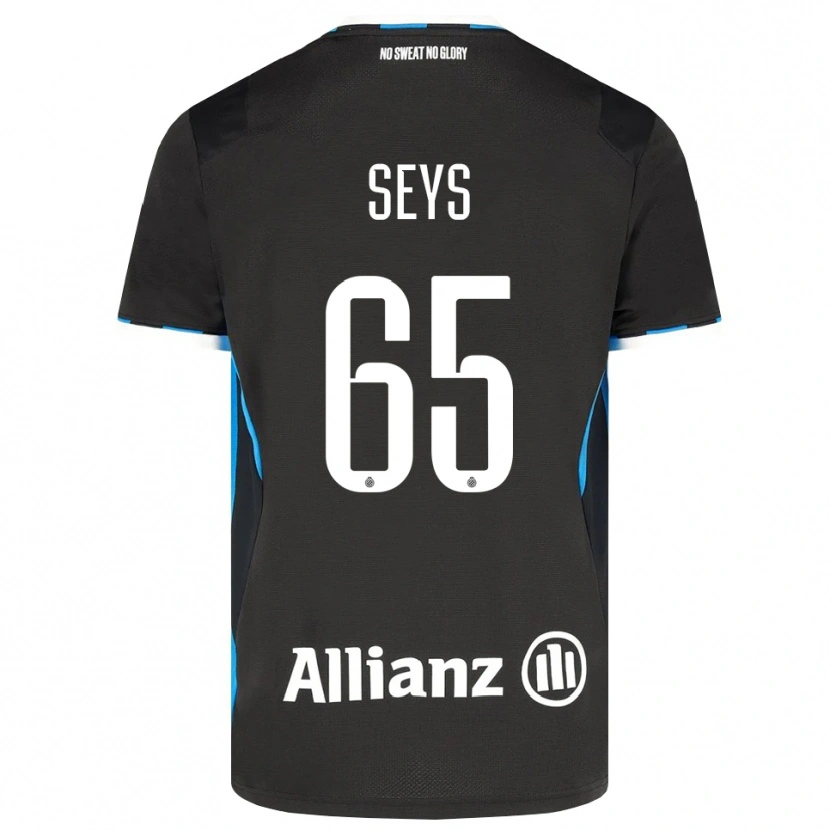 Danxen Kinder Joaquin Seys #65 Schwarz Rot Blau Heimtrikot Trikot 2026/27 T-Shirt
