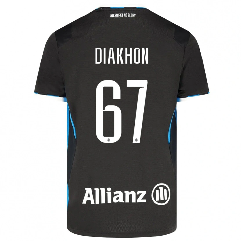 Danxen Kinder Mamadou Diakhon #67 Schwarz Rot Blau Heimtrikot Trikot 2026/27 T-Shirt