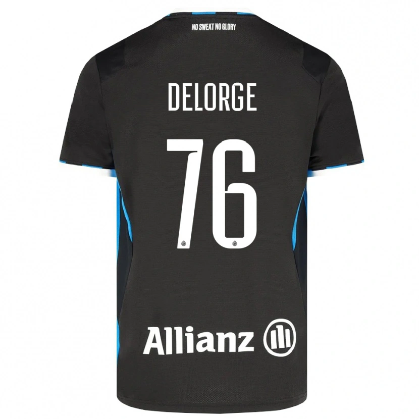 Danxen Kinder Lucas Delorge #76 Schwarz Rot Blau Heimtrikot Trikot 2026/27 T-Shirt