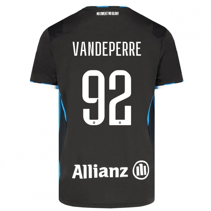 Danxen Kinder Alexander Vandeperre #92 Schwarz Rot Blau Heimtrikot Trikot 2026/27 T-Shirt