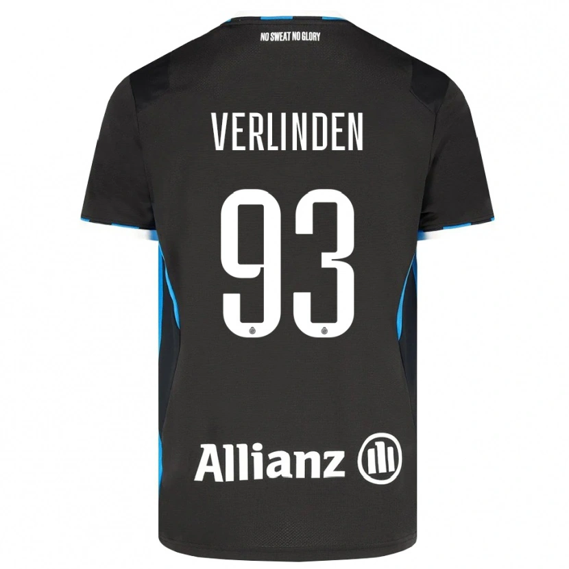 Danxen Kinder Wout Verlinden #93 Schwarz Rot Blau Heimtrikot Trikot 2026/27 T-Shirt