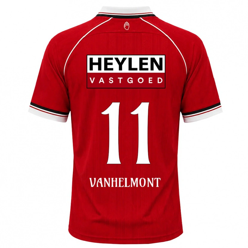 Danxen Kinder Lennox Vanhelmont #11 Rot Weiß Schwarz Heimtrikot Trikot 2026/27 T-Shirt