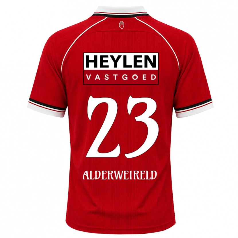 Danxen Kinder Toby Alderweireld #23 Rot Weiß Schwarz Heimtrikot Trikot 2026/27 T-Shirt