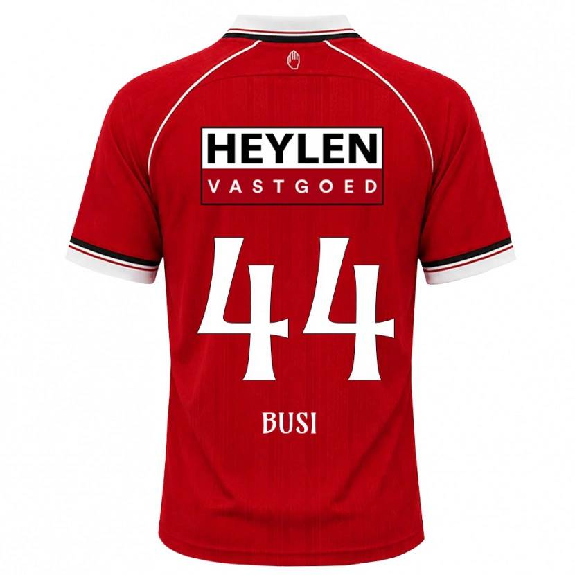 Danxen Kinder Maxime Busi #44 Rot Weiß Schwarz Heimtrikot Trikot 2026/27 T-Shirt