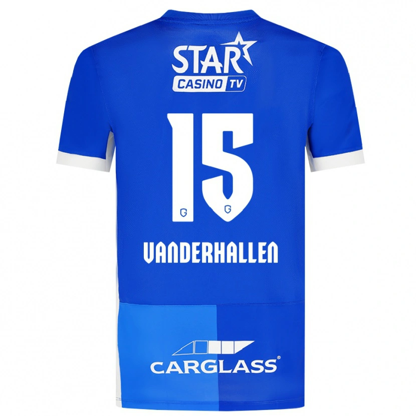 Danxen Kinder Yari Vanderhallen #15 Mittelblau Königlichblau Weiß Heimtrikot Trikot 2026/27 T-Shirt
