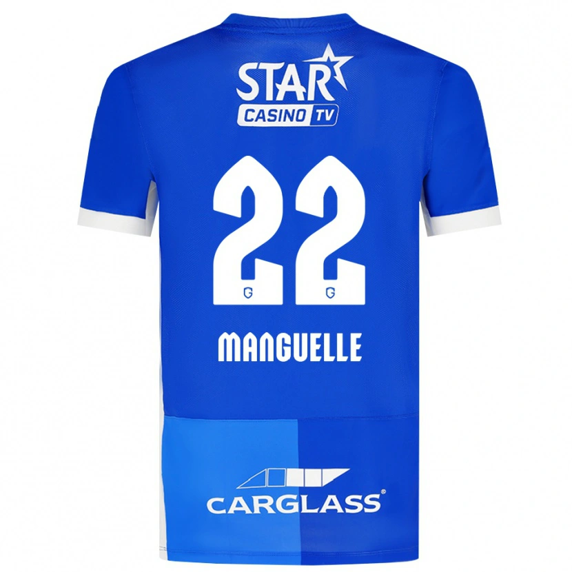 Danxen Kinder Brad Manguelle #22 Mittelblau Königlichblau Weiß Heimtrikot Trikot 2026/27 T-Shirt