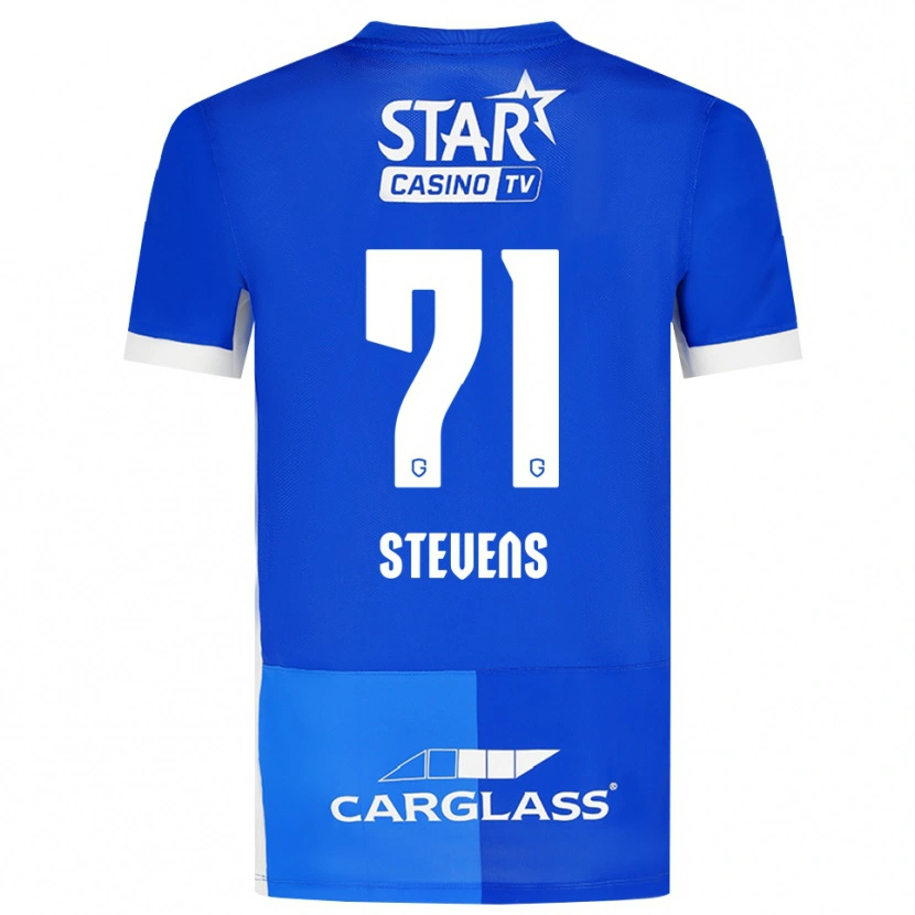 Danxen Kinder Brent Stevens #71 Mittelblau Königlichblau Weiß Heimtrikot Trikot 2026/27 T-Shirt
