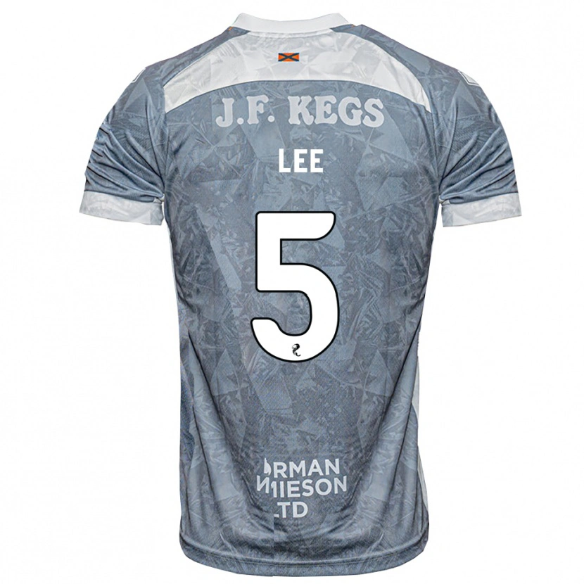 Danxen Kinder Brodie Lee #5 Hellgrau Auswärtstrikot Trikot 2026/27 T-Shirt