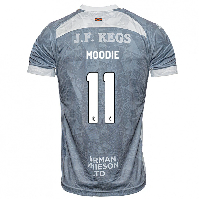 Danxen Kinder Alix Moodie #11 Hellgrau Auswärtstrikot Trikot 2026/27 T-Shirt