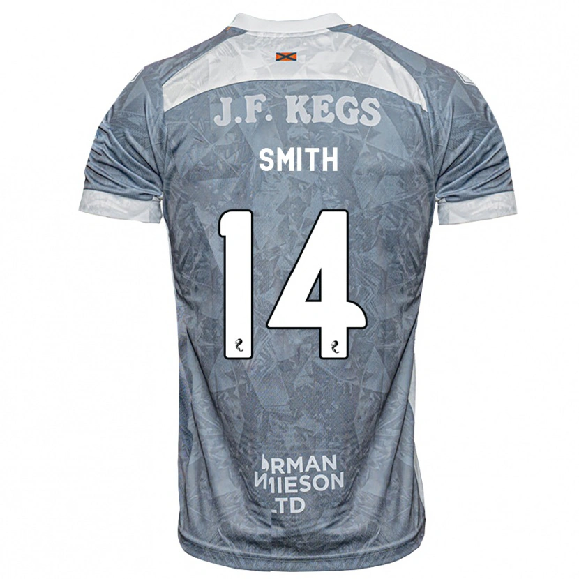 Danxen Kinder Ellis Smith #14 Hellgrau Auswärtstrikot Trikot 2026/27 T-Shirt
