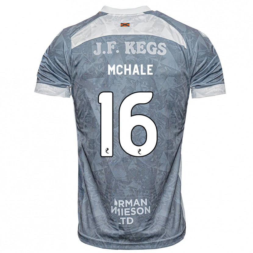 Danxen Kinder Max Mchale #16 Hellgrau Auswärtstrikot Trikot 2026/27 T-Shirt