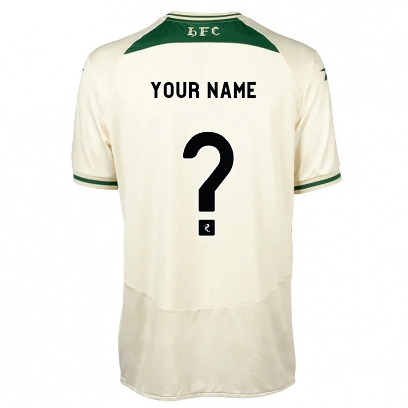Danxen Kinder Ihren Namen #0 Weiß Waldgrün Auswärtstrikot Trikot 2026/27 T-Shirt